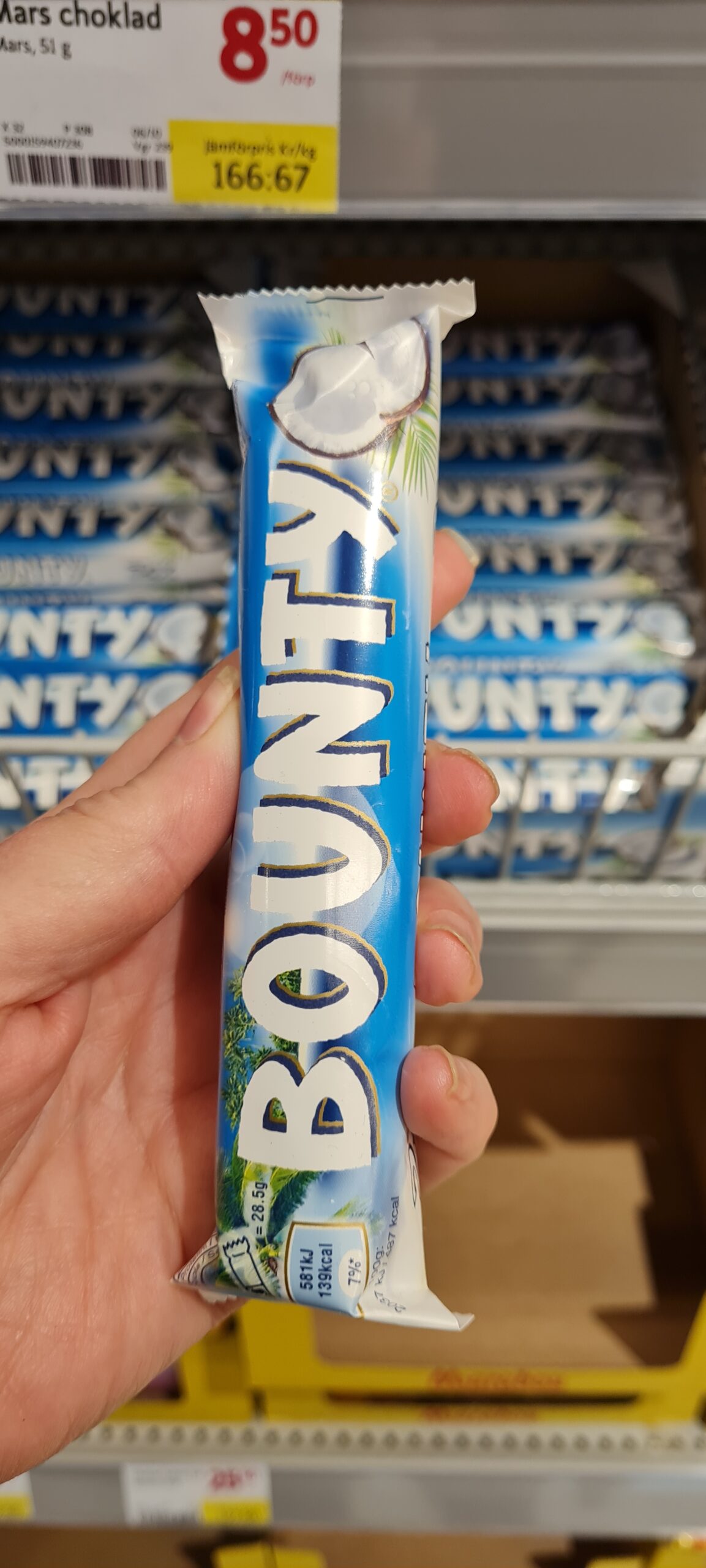 Bounty choklad